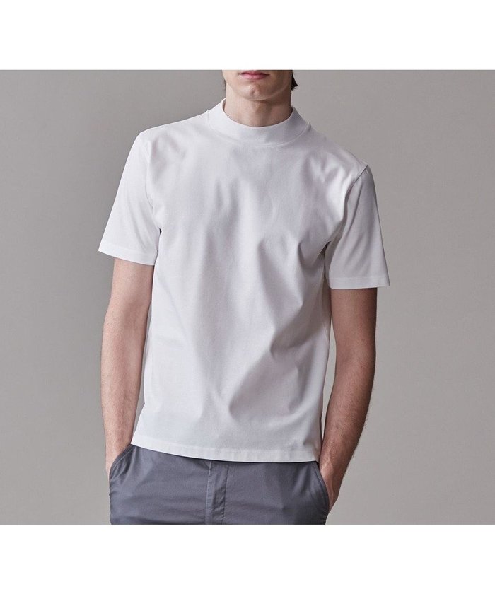 【ジェイ プレス/J.PRESS / MEN】のシルクのような光沢感の上品Tシャツ【UVカット / 接触冷感 / 吸水速乾】【J.PRESS PREMIUM JERSEY】ポンチモックネック Tシャツ インテリア・キッズ・メンズ・レディースファッション・服の通販 founy(ファニー) https://founy.com/ ファッション Fashion メンズファッション Men's Style Online トップス・カットソー Tops/Tshirt/Men シャツ Shirts インナー Inner 春 Spring カットソー Cut And Sew 吸水 Water Absorption シルク Silk シンプル Simple ジャケット Jacket ジャージー Jersey なめらか Smooth フィット Fit プリント Print モックネック Mock Neck 無地 Plain Color レギュラー Regular ワンポイント One Point S/S・春夏 Ss・Spring/Summer おすすめ Recommend 夏 Summer エレガント 上品 Elegant ビジネス 仕事 通勤 Business |ID: prp329100004553697 ipo3291000000032649530