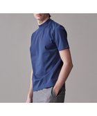【ジェイ プレス/J.PRESS / MEN】のシルクのような光沢感の上品Tシャツ【UVカット / 接触冷感 / 吸水速乾】【J.PRESS PREMIUM JERSEY】ポンチモックネック Tシャツ ネイビー系|ID: prp329100004553697 ipo3291000000032649533