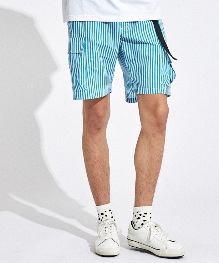 【ピーダブリュサーキュラス/PW CIRCULUS / MEN】の【高通気 / 軽撥水 / 軽量のDotAir 使用】【MEN】ストライプ柄ショーツ インテリア・キッズ・メンズ・レディースファッション・服の通販 founy(ファニー) https://founy.com/ ファッション Fashion メンズファッション Fashion for Men ボトムス Bottoms 春 Spring クール Cool, Chic 軽量 Lightweight, Ultra Light ショーツ Shorts, Short Pants ストライプ Stripe, Striped Pattern ストレッチ Stretch, Stretchy Fabric セットアップ Set-Up, Coordinated Outfit 人気 Popular, Best Seller ポケット Pocket, Pocket Detail S/S・春夏 SS, Spring/Summer, Warm Season 夏 Summer ゴルフ Golf |ID: prp329100004553698 ipo3291000000032675053