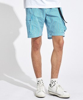 【ピーダブリュサーキュラス/PW CIRCULUS / MEN】の【高通気 / 軽撥水 / 軽量のDotAir 使用】【MEN】ストライプ柄ショーツ 人気、トレンドファッション・服の通販 founy(ファニー) ファッション Fashion メンズファッション Fashion for Men ボトムス Bottoms 春 Spring クール Cool, Chic 軽量 Lightweight, Ultra Light ショーツ Shorts, Short Pants ストライプ Stripe, Striped Pattern ストレッチ Stretch, Stretchy Fabric セットアップ Set-Up, Coordinated Outfit 人気 Popular, Best Seller ポケット Pocket, Pocket Detail S/S・春夏 SS, Spring/Summer, Warm Season 夏 Summer ゴルフ Golf |ID:prp329100004553698