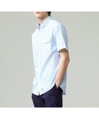 【ジェイ プレス/J.PRESS / MEN】の真夏を乗り切る爽快感と機能性【吸水速乾 / 接触冷感 / 高通気性 / ウォッシャブル】サッカー シャツ / B.D. サックスブルー系|ID: prp329100004553701 ipo3291000000032635199