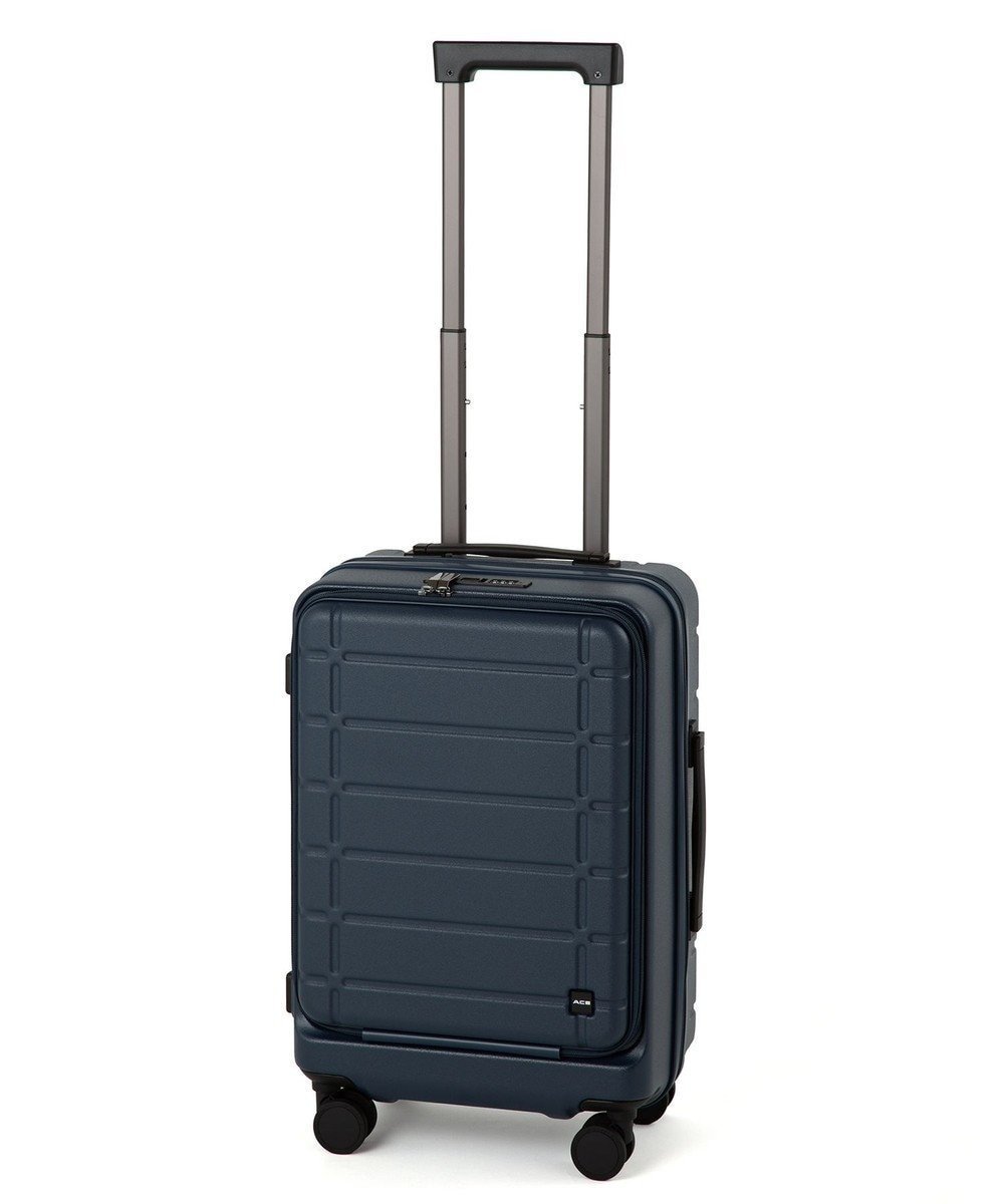 【エースバッグズアンドラゲッジ/ACE BAGS & LUGGAGE】のACE エスカレラ 34L 機内持込 完全フロントオープン 05651 エース インテリア・キッズ・メンズ・レディースファッション・服の通販 founy(ファニー) 　ファッション　Fashion　レディースファッション　WOMEN　スーツ　Suits　スタイリッシュ　Stylish　トレンド　Trend　フロント　Front　ポケット　Pocket　リュック　Ruck Sack　再入荷　Restock/Back In Stock/Re Arrival　おすすめ　Recommend　旅行　Travel　スーツケース キャリーケース　Suitcase　ネイビー|ID: prp329100004553708 ipo3291000000032387839