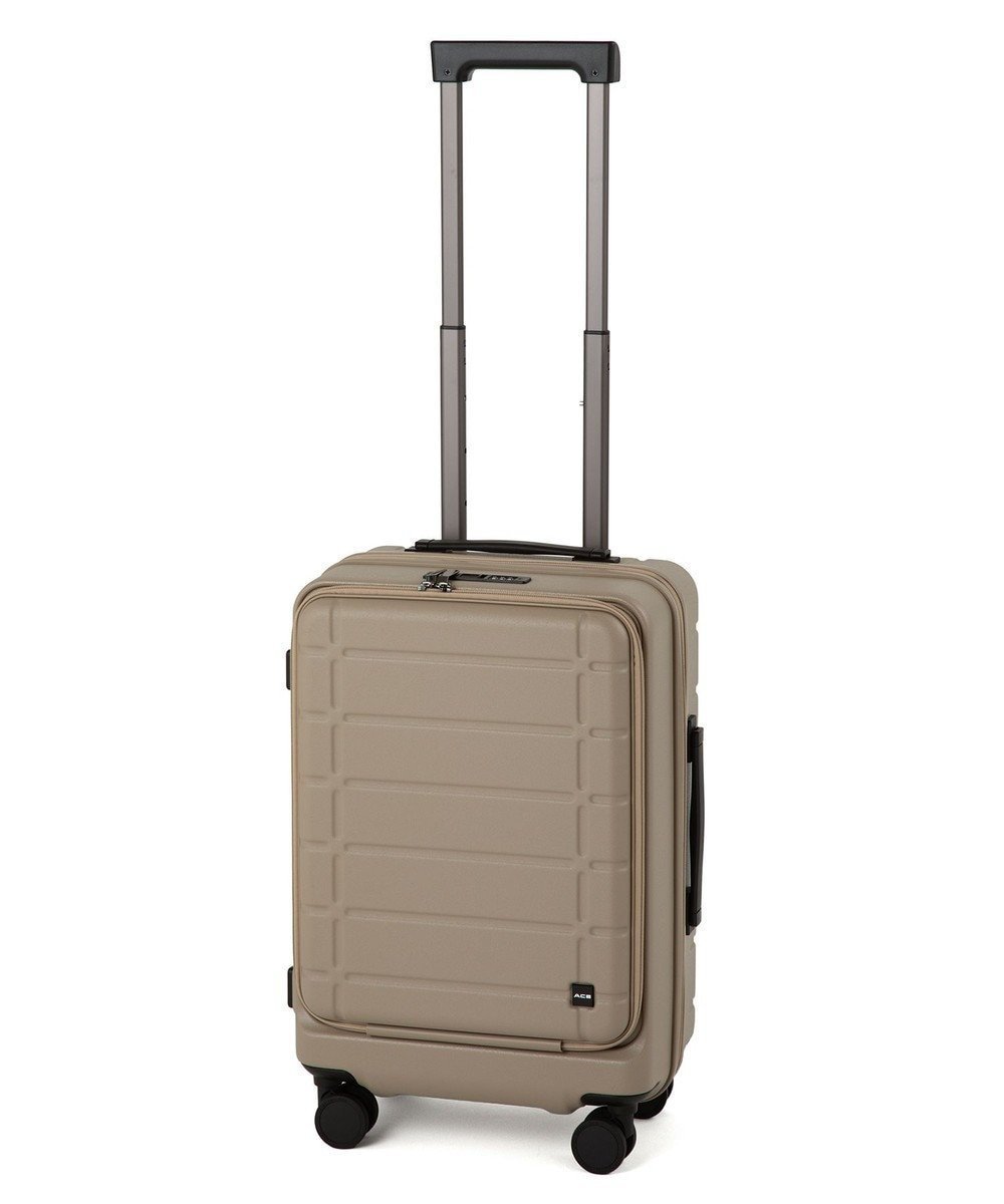 【エースバッグズアンドラゲッジ/ACE BAGS & LUGGAGE】のACE エスカレラ 34L 機内持込 完全フロントオープン 05651 エース インテリア・キッズ・メンズ・レディースファッション・服の通販 founy(ファニー) 　ファッション　Fashion　レディースファッション　WOMEN　スーツ　Suits　スタイリッシュ　Stylish　トレンド　Trend　フロント　Front　ポケット　Pocket　リュック　Ruck Sack　再入荷　Restock/Back In Stock/Re Arrival　おすすめ　Recommend　旅行　Travel　スーツケース キャリーケース　Suitcase　オークベージュ|ID: prp329100004553708 ipo3291000000032387840