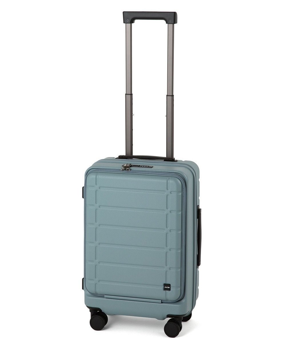【エースバッグズアンドラゲッジ/ACE BAGS & LUGGAGE】のACE エスカレラ 34L 機内持込 完全フロントオープン 05651 エース インテリア・キッズ・メンズ・レディースファッション・服の通販 founy(ファニー) 　ファッション　Fashion　レディースファッション　WOMEN　スーツ　Suits　スタイリッシュ　Stylish　トレンド　Trend　フロント　Front　ポケット　Pocket　リュック　Ruck Sack　再入荷　Restock/Back In Stock/Re Arrival　おすすめ　Recommend　旅行　Travel　スーツケース キャリーケース　Suitcase　アッシュブルー|ID: prp329100004553708 ipo3291000000032387841