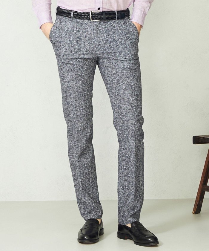 【ジョセフ アブード/JOSEPH ABBOUD / MEN】の【ウエストも伸びる!/驚きの多機能性】ライトウェーブ パンツ インテリア・キッズ・メンズ・レディースファッション・服の通販 founy(ファニー) https://founy.com/ ファッション Fashion メンズファッション Fashion for Men ボトムス Bottoms ウォッシャブル Machine Washable 春 Spring 洗える Machine Washable 抗菌 Antibacterial, Bacteria-Resistant 軽量 Lightweight, Ultra Light サッカー Seersucker, Summer Fabric ジャケット Jacket, Outerwear ストレッチ Stretch, Stretchy Fabric セットアップ Set-Up, Coordinated Outfit チェック Check, Plaid, Tartan フィット Fit, Slim Fit ポケット Pocket, Pocket Detail S/S・春夏 SS, Spring/Summer, Warm Season 再入荷 Restock / Back in Stock おすすめ Recommended / Our Picks 夏 Summer ビジネス 仕事 通勤 Business / Work / Commuting |ID: prp329100004553710 ipo3291000000032649574