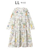 【ツモリチサト スリープ/tsumori chisato SLEEP】のツモリチサト ルームウエア ワンピース 長袖 綿100%(本体) ロング丈(ふくらはぎ付近) UNX533 /ワコール アイボリー|ID: prp329100004553727 ipo3291000000032676165
