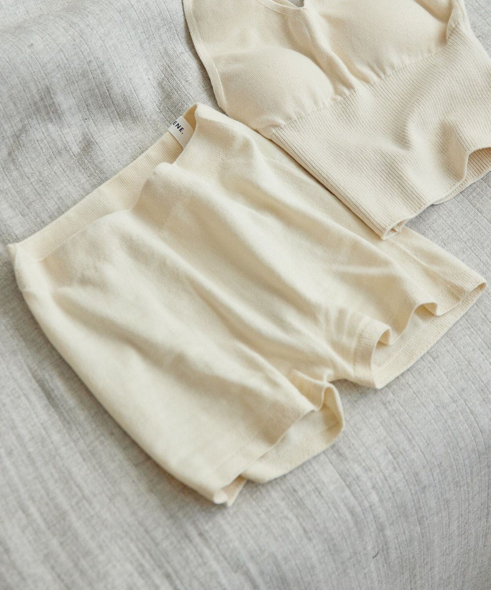 【ネテネ/NETENE】のニットショートパンツ インテリア・キッズ・メンズ・レディースファッション・服の通販 founy(ファニー) 　ファッション　Fashion　レディースファッション　WOMEN　パンツ　Pants　ハーフ / ショートパンツ　Short Pants　アンダー　Under　インナー　Inner　洗える　Washable　ショーツ　Shorts　ショート　Short　A/W・秋冬　Aw・Autumn/Winter・Fw・Fall-Winter　S/S・春夏　Ss・Spring/Summer　再入荷　Restock/Back In Stock/Re Arrival　夏　Summer　ナチュラル|ID: prp329100004553739 ipo3291000000032185138