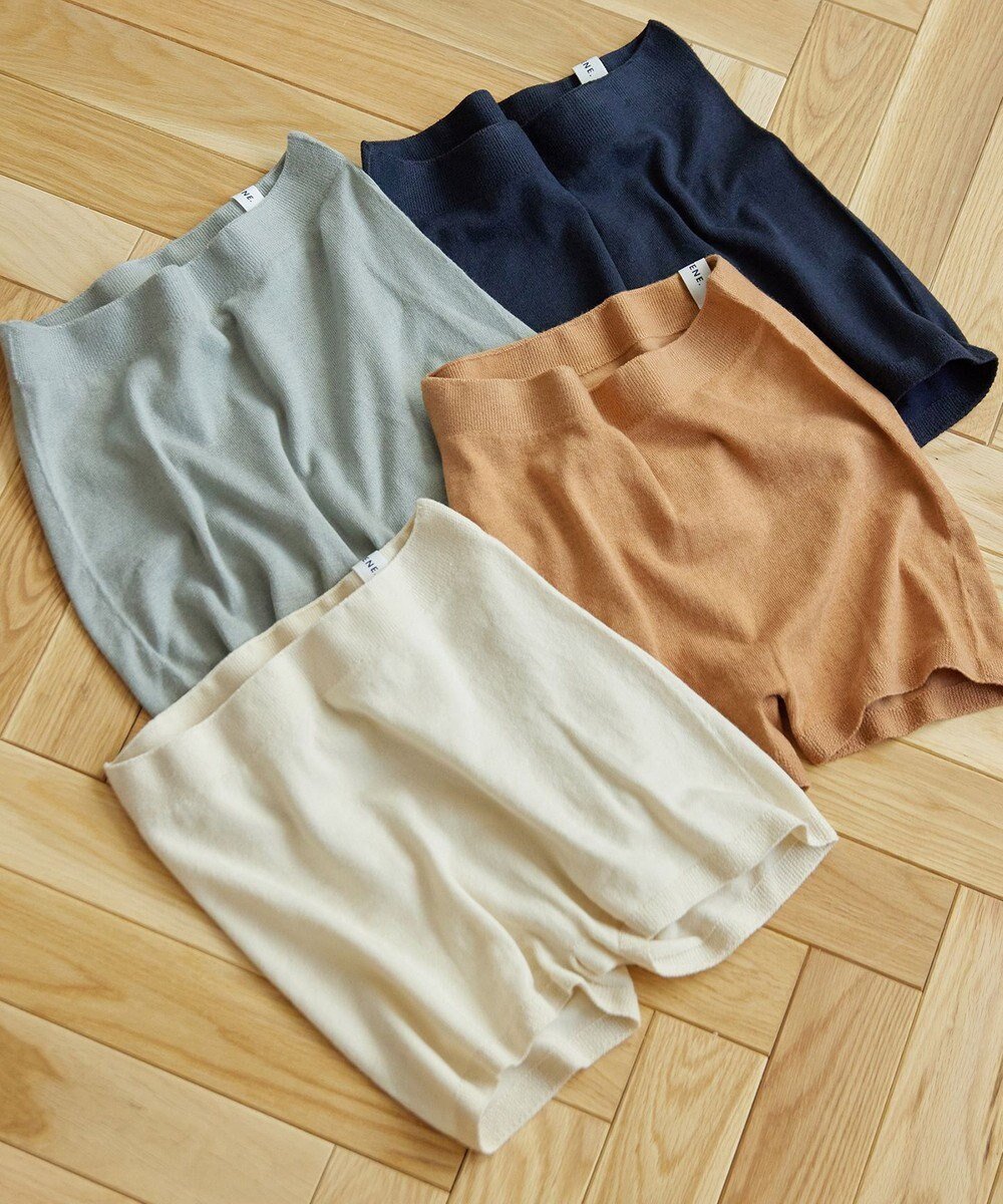 【ネテネ/NETENE】のニットショートパンツ インテリア・キッズ・メンズ・レディースファッション・服の通販 founy(ファニー) 　ファッション　Fashion　レディースファッション　WOMEN　パンツ　Pants　ハーフ / ショートパンツ　Short Pants　アンダー　Under　インナー　Inner　洗える　Washable　ショーツ　Shorts　ショート　Short　A/W・秋冬　Aw・Autumn/Winter・Fw・Fall-Winter　S/S・春夏　Ss・Spring/Summer　再入荷　Restock/Back In Stock/Re Arrival　夏　Summer　ディープシー|ID: prp329100004553739 ipo3291000000032185145