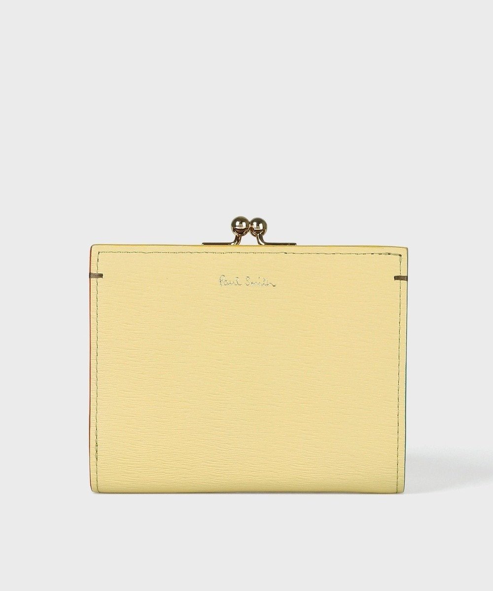【ポール スミス/Paul Smith】のカラードエッジ がま口2つ折り財布 インテリア・キッズ・メンズ・レディースファッション・服の通販 founy(ファニー) 　ファッション　Fashion　レディースファッション　Fashion for Women　ミニ財布・二つ折り財布　Wallets & Card Cases　ポケット　Pocket, Pocket Detail　メタル　Metal, Metal Parts　エレガント 上品　Elegant　財布　Wallet, Purse　イエロー|ID: prp329100004553749 ipo3291000000033604268