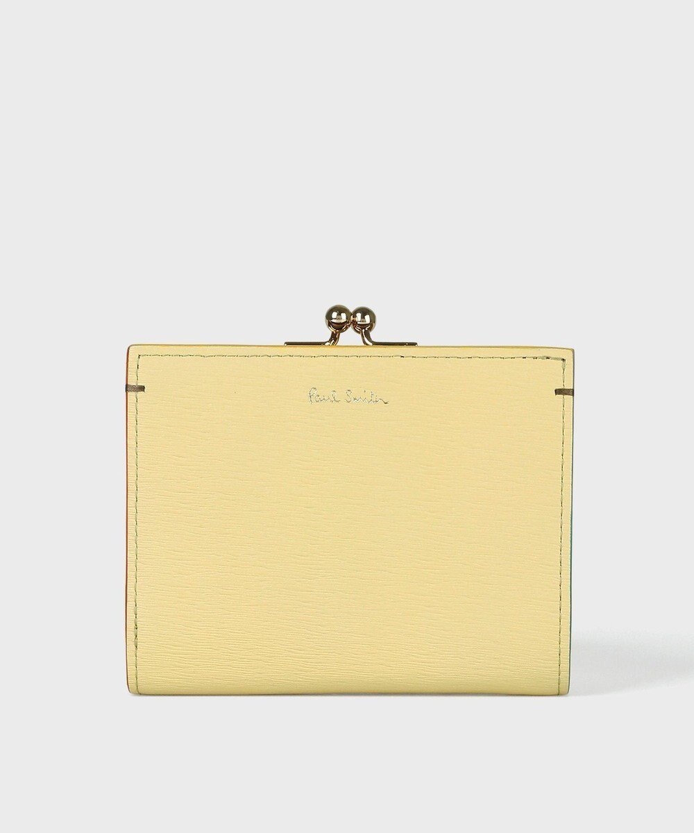 【ポール スミス/Paul Smith】のカラードエッジ がま口2つ折り財布 インテリア・キッズ・メンズ・レディースファッション・服の通販 founy(ファニー) ファッション Fashion レディースファッション Fashion for Women ミニ財布・二つ折り財布 Wallets & Card Cases ポケット Pocket, Pocket Detail メタル Metal, Metal Parts エレガント 上品 Elegant 財布 Wallet, Purse イエロー|ID: prp329100004553749 ipo3291000000034288221