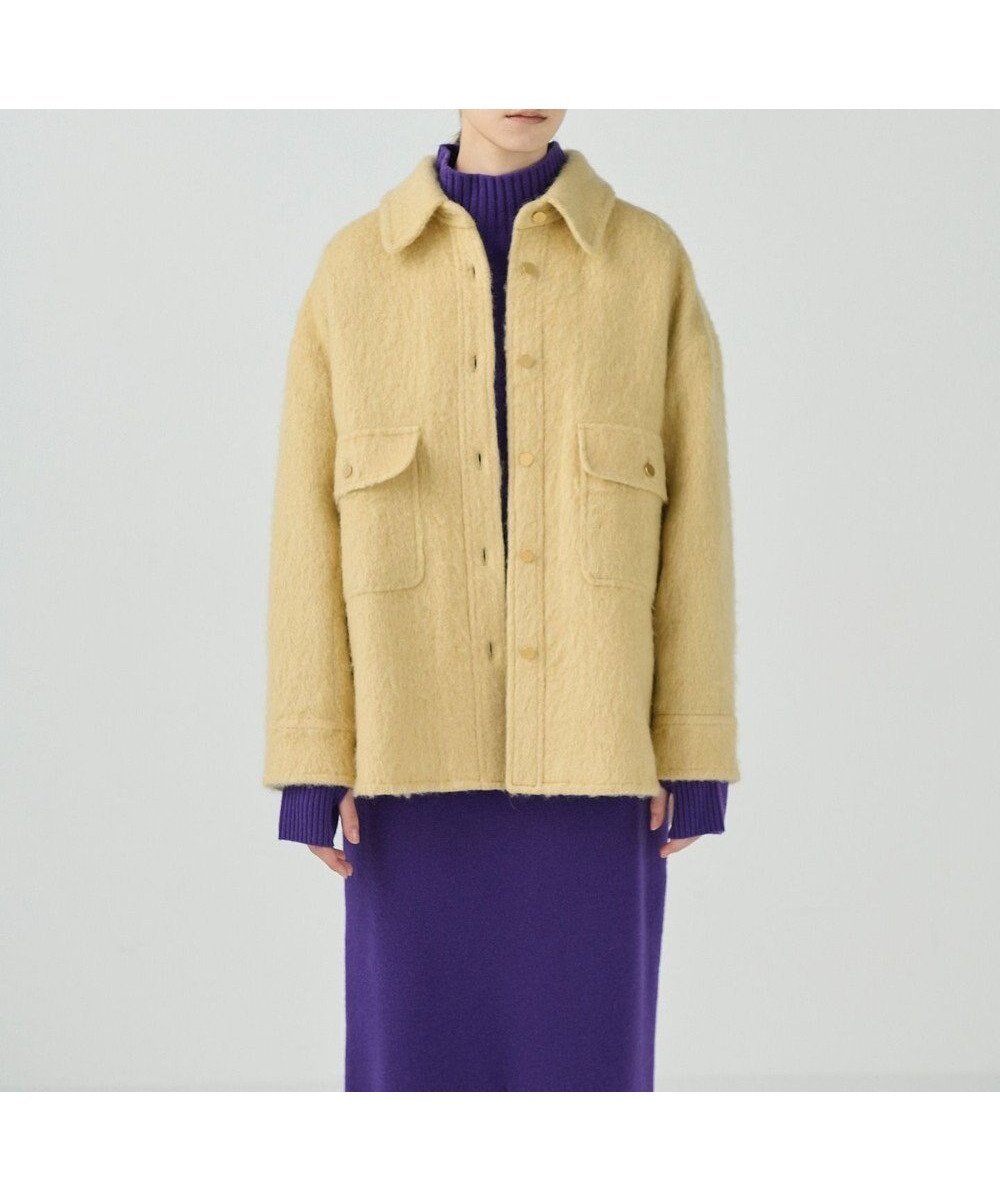 【グレース コンチネンタル/GRACE CONTINENTAL】のウールオーバーシャツ 人気、トレンドファッション・服の通販 founy(ファニー) 　ファッション　Fashion　レディースファッション　Fashion for Women　アウター　Coat / Outerwear Collection　レディースジャケット・軽アウター　Jackets　シンプル　Simple, Minimal　ジャケット　Jacket, Outerwear　スリット　Slit, Slit Detail　パーカー　Hoodie, Parka　秋　Autumn　A/W・秋冬　Autumn/Winter　 other-1|ID: prp329100004553753 ipo3291000000033487708
