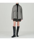 【グレース コンチネンタル/GRACE CONTINENTAL】のウールオーバーシャツ グレー|ID: prp329100004553753 ipo3291000000033487710
