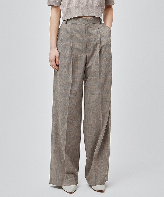 【ベイジ,/BEIGE,】の【洗える】MER / グレンチェックパンツ インテリア・キッズ・メンズ・レディースファッション・服の通販 founy(ファニー) https://founy.com/ ファッション Fashion レディースファッション Fashion for Women パンツ Pants & Trousers カットソー Cut and Sewn Top ジャケット Jacket, Outerwear ストレッチ Stretch, Stretchy Fabric セットアップ Set-Up, Coordinated Outfit センター Center, Center Line チェック Check, Plaid, Tartan リラックス Relax, Relaxed Fit ワイド Wide, Wide Fit エレガント 上品 Elegant ビジネス 仕事 通勤 Business / Work / Commuting 洗える Machine Washable A/W・秋冬 Autumn/Winter |ID: prp329100004553759 ipo3291000000034377522