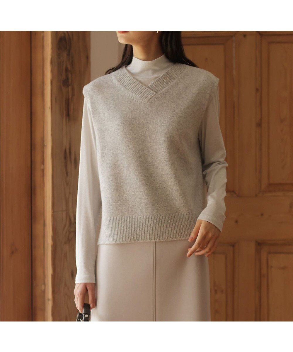 【ジェイ プレス/J.PRESS】の【洗える】MIX COLORED ニット ベスト 人気、トレンドファッション・服の通販 founy(ファニー) ファッション Fashion レディースファッション Fashion for Women アウター Coat / Outerwear Collection トップス・カットソー Cut & Sew Tops ニット Knit Tops & Sweaters ベスト&ジレ / 重ね着スタイル Vests & Gilets イタリア Italy 洗える Machine Washable スリット Slit, Slit Detail タートルネック Turtleneck, High Neck ベスト Vest, Waistcoat ミックス Mix, Mixed Style A/W・秋冬 Autumn/Winter other-1|ID: prp329100004553766 ipo3291000000034308637