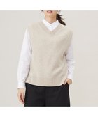【ジェイ プレス/J.PRESS】の【洗える】MIX COLORED ニット ベスト ベージュ系|ID: prp329100004553766 ipo3291000000034308639