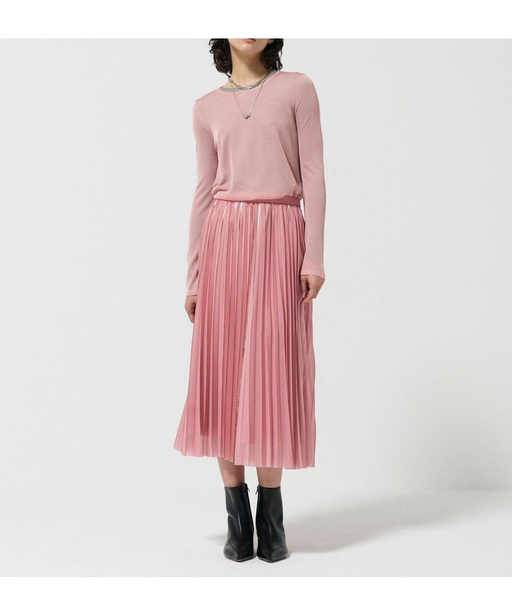 【グレース コンチネンタル/GRACE CONTINENTAL】のフォイルラインプリーツスカート 人気、トレンドファッション・服の通販 founy(ファニー) 　ファッション　Fashion　レディースファッション　Ladies' Fashion Online　スカート　Skirt　プリーツスカート　Pleated Skirts　シアー　Sheer　シフォン　Chiffon　シルバー　Silver　ジャージ　Jersey　プリント　Print　プリーツ　Pleats　エレガント 上品　Elegant　夏　Summer　S/S・春夏　Ss・Spring/Summer　A/W・秋冬　Aw・Autumn/Winter・Fw・Fall-Winter　 other-1|ID: prp329100004553797 ipo3291000000032453261