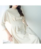 【イェッカ ヴェッカ/YECCA VECCA】のタックデザインドレス Ivory|ID: prp329100004553841 ipo3291000000032603061