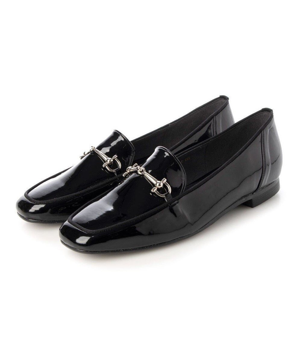 【モード エ ジャコモ/MODE ET JACOMO】のMODE ET JACOMO 【レイン対応】メタルビットローファー インテリア・キッズ・メンズ・レディースファッション・服の通販 founy(ファニー) 　ファッション　Fashion　レディースファッション　Ladies' Fashion Online　エナメル　Enamel　クール　Cool　シューズ　Shoes　レイン　Rain　おすすめ　Recommend　日本製　Made In Japan　エレガント 上品　Elegant　ブラックエナメル|ID: prp329100004553863 ipo3291000000032350604