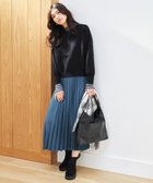 【エニー/ANY】の【大好評につき新色登場/洗濯機可/ウエストゴム】プリーツスカート スレートブルー|ID: prp329100004553901 ipo3291000000034337771