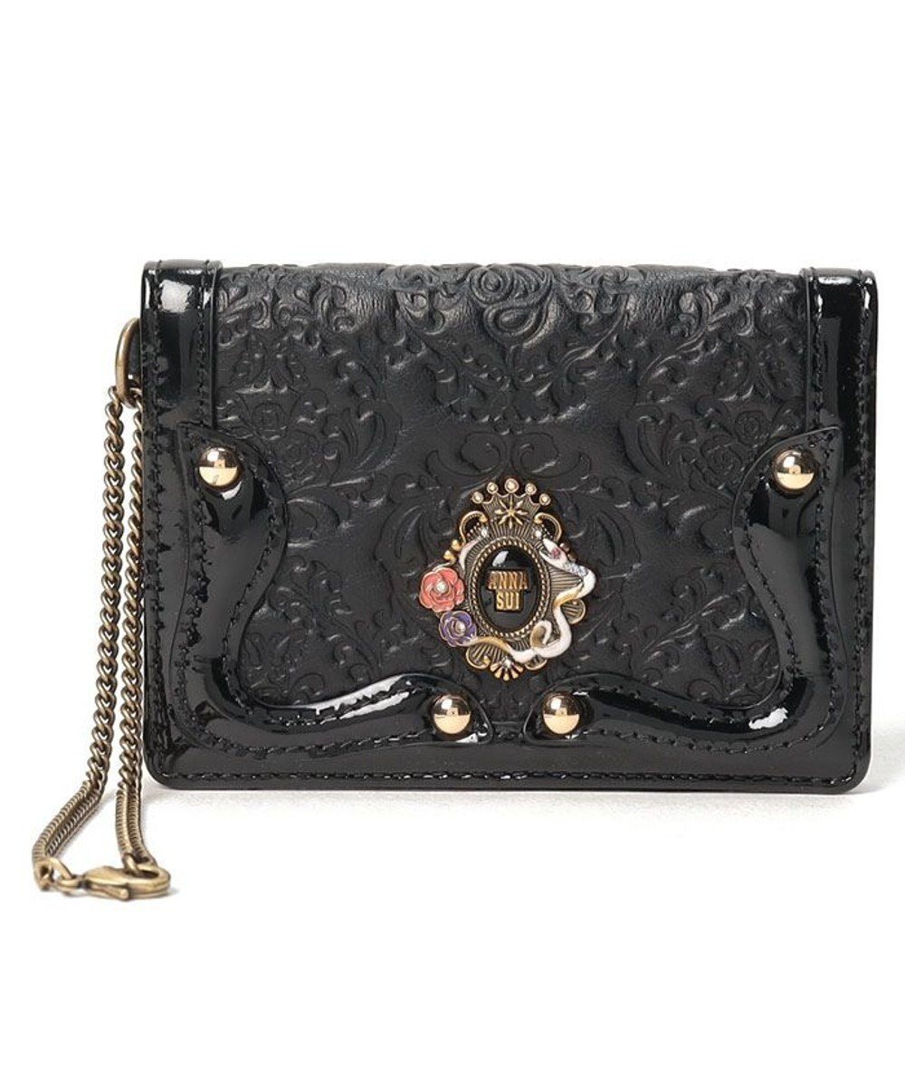 【アナスイ/ANNA SUI】のセルパン 二面パスケース 人気、トレンドファッション・服の通販 founy(ファニー) 　ファッション　Fashion　レディースファッション　WOMEN　財布　Wallets　アンティーク　Antique　エナメル　Enamel　ジュエリー　Jewelry　ブローチ　Brooch　モチーフ　Motif　人気　Popularity　財布　Wallet　 other-1|ID: prp329100004553935 ipo3291000000032186415