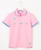 【ピーダブリュサーキュラス/PW CIRCULUS】の【WOMEN】【吸汗速乾/ストレッチ/UVケア】ベーシックカノコ スキッパー ポロシャツ ピンク|ID: prp329100004553936 ipo3291000000032654636