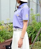 【ピーダブリュサーキュラス/PW CIRCULUS】の【WOMEN】【吸汗速乾/ストレッチ/UVケア】ベーシックカノコ スキッパー ポロシャツ ラベンダー|ID: prp329100004553936 ipo3291000000032710846