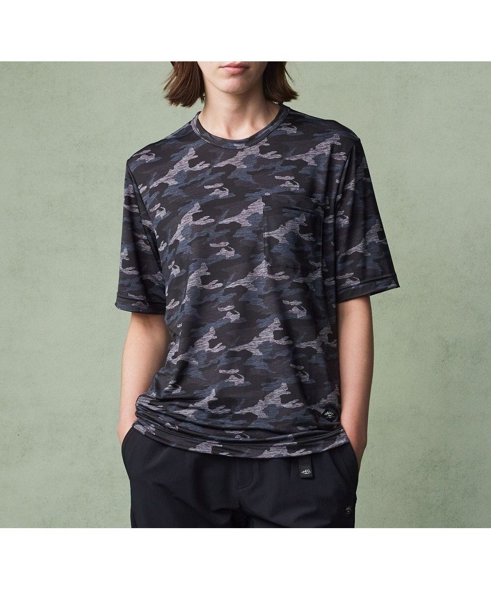 【ジョセフ アブード マウンテン/JOSEPH ABBOUD MOUNTAIN】の【接触冷感】クールスキンガード Tシャツ インテリア・キッズ・メンズ・レディースファッション・服の通販 founy(ファニー) 　ファッション　Fashion　レディースファッション　WOMEN　トップス・カットソー　Tops/Tshirt　シャツ/ブラウス　Shirts/Blouses　ロング / Tシャツ　T-Shirts　カットソー　Cut and Sewn　カットソー　Cut And Sew　ストレッチ　Stretch　スマート　Smart　プリント　Print　ボーダー　Border　ポロシャツ　Polo Shirt　メランジ　Melange　レギュラー　Regular　再入荷　Restock/Back In Stock/Re Arrival　夏　Summer　春　Spring　S/S・春夏　Ss・Spring/Summer　軽量　Lightweight　グレー系5|ID: prp329100004553940 ipo3291000000032186470