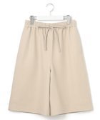 【ジェイプレスヨークストリート/J.PRESS YORK STREET】の【WOMEN】イージーワイド ハーフパンツ アイボリー系|ID: prp329100004553949 ipo3291000000032558218
