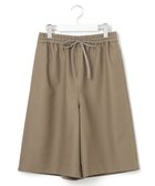 【ジェイプレスヨークストリート/J.PRESS YORK STREET】の【WOMEN】イージーワイド ハーフパンツ カーキ系|ID: prp329100004553949 ipo3291000000032658735