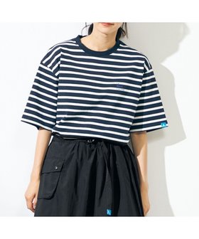 【シェアパーク/SHARE PARK / MEN】の【UNISEX】UVカット ボーダーロゴTシャツ 人気、トレンドファッション・服の通販 founy(ファニー) ファッション Fashion レディースファッション Ladies' Fashion Online トップス・カットソー Tops/Tshirt シャツ/ブラウス Shirts/Blouses ロング / Tシャツ T-Shirts カットソー Cut and Sewn ユニセックス Unisex アウトドア Outdoor カットソー Cut And Sew フレンチ French プリント Print ボーダー Border 夏 Summer 春 Spring S/S・春夏 Ss・Spring/Summer |ID:prp329100004553985