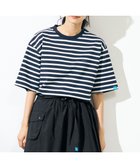 【シェアパーク/SHARE PARK / MEN】の【UNISEX】UVカット ボーダーロゴTシャツ 人気、トレンドファッション・服の通販 founy(ファニー) ファッション Fashion レディースファッション Ladies' Fashion Online トップス・カットソー Tops/Tshirt シャツ/ブラウス Shirts/Blouses ロング / Tシャツ T-Shirts カットソー Cut and Sewn ユニセックス Unisex アウトドア Outdoor カットソー Cut And Sew フレンチ French プリント Print ボーダー Border 夏 Summer 春 Spring S/S・春夏 Ss・Spring/Summer thumbnail ブラック|ID: prp329100004553985 ipo3291000000032514768