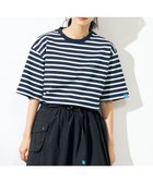 【シェアパーク/SHARE PARK / MEN】の【UNISEX】UVカット ボーダーロゴTシャツ 人気、トレンドファッション・服の通販 founy(ファニー) ファッション Fashion レディースファッション Fashion for Women トップス・カットソー Cut & Sew Tops シャツ・ブラウス・オフィスカジュアル Elegant Blouses & Button-Ups ロングTシャツ・Tシャツ Longline T-Shirts & Tees カットソー・ベーシックTシャツ Cut-and-Sewn Tops / Stretch Tees & Basics ユニセックス Unisex, Genderless アウトドア Outdoor Clothing カットソー Cut and Sewn Top フレンチ French, French Style プリント Print, Printed Pattern ボーダー Border, Stripe 夏 Summer 春 Spring S/S・春夏 SS, Spring/Summer, Warm Season thumbnail ブラック|ID: prp329100004553985 ipo3291000000034257741