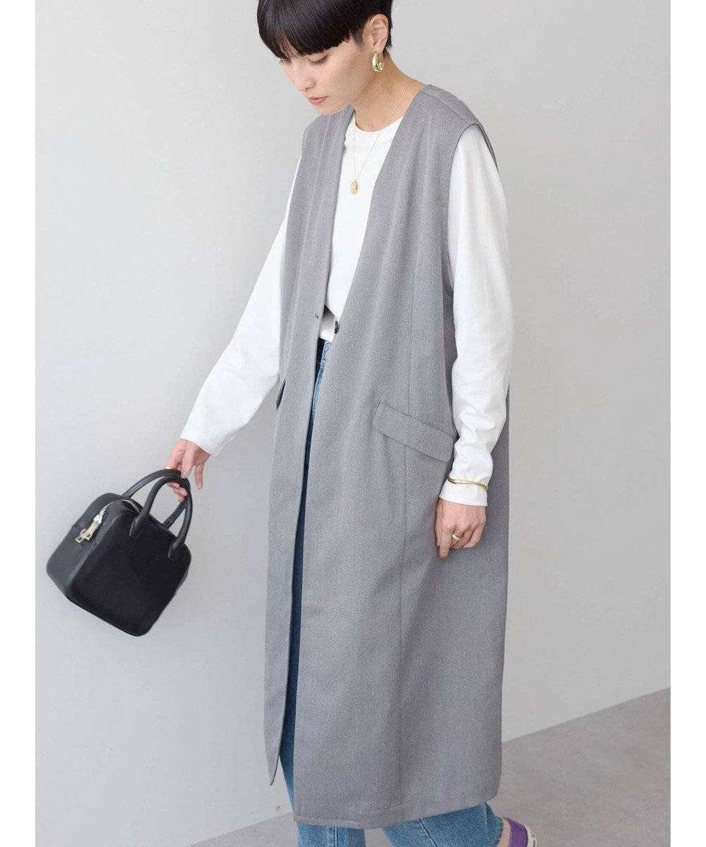 【アメリカンホリック/AMERICAN HOLIC】のロングVネックジレ 人気、トレンドファッション・服の通販 founy(ファニー) 　ファッション　Fashion　レディースファッション　Ladies' Fashion Online　アウター　Coat Outerwear　トップス・カットソー　Tops/Tshirt　ベスト/ジレ　Gilets/Vests　Vネック　V-Neck　シンプル　Simple　ベスト　Vest　ポケット　Pocket　ロング　Long　A/W・秋冬　Aw・Autumn/Winter・Fw・Fall-Winter　 other-1|ID: prp329100004554007 ipo3291000000032468756