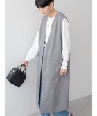 【アメリカンホリック/AMERICAN HOLIC】のロングVネックジレ Gray Mixture|ID: prp329100004554007 ipo3291000000033589415