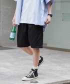 【ウィゴー/WEGO】の【ユニセックス着用ITEM/ウエストゴム】リラックスイージーショーツ ブラック|ID: prp329100004554052 ipo3291000000032777127