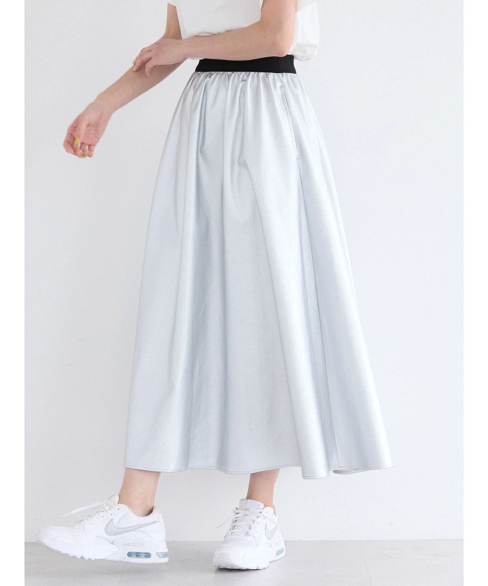 【アメリカンホリック/AMERICAN HOLIC】のシルバーフレアスカート 人気、トレンドファッション・服の通販 founy(ファニー) ファッション Fashion レディースファッション Fashion for Women スカート Skirts Aライン・フレアスカート A-Line & Flared Skirts エレガント 上品 Elegant シルバー Silver, Metallic Silver フレア Flare, Flared ポケット Pocket, Pocket Detail 夏 Summer 春 Spring S/S・春夏 SS, Spring/Summer, Warm Season other-1|ID: prp329100004554066 ipo3291000000034411012