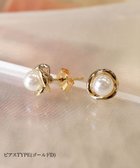 【ティアクラッセ/Tiaclasse】の【5TYPEアソートデザイン・金属アレルギー対応】パールイヤリング・ピアス ピアス:ゴールドD|ID: prp329100004554069 ipo3291000000032499150