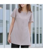 【ティアクラッセ/Tiaclasse】の【洗える】フロントタックフレアスリーブチュニックブラウス グレージュ|ID: prp329100004554148 ipo3291000000032187785