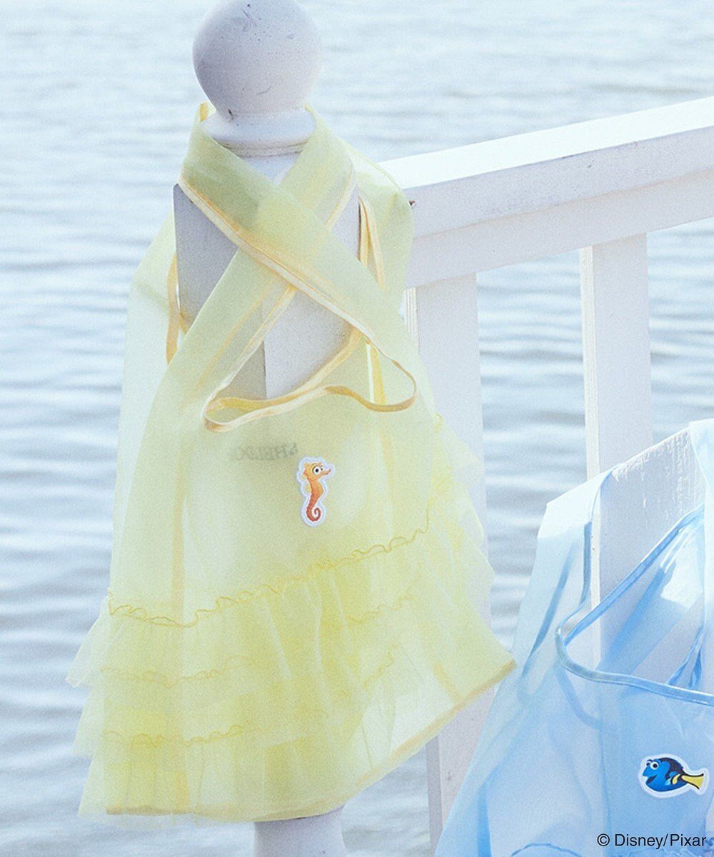 【アースミュージックアンドエコロジー/earth music&ecology】のFinding Nemo/シアーフリルバッグ インテリア・キッズ・メンズ・レディースファッション・服の通販 founy(ファニー) 　ファッション　Fashion　レディースファッション　Fashion for Women　バッグ　Bags　おすすめ　Recommended / Our Picks　キャラクター　Character, Licensed Characters　サテン　Satin, Glossy Fabric　シアー　Sheer, See-Through　トリミング　Trimming, Decorative Edge　ワンポイント　One Point, Statement Accent　人気　Popular, Best Seller　軽量　Lightweight, Ultra Light　Yellow|ID: prp329100004554165 ipo3291000000032728090