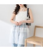 【アースミュージックアンドエコロジー/earth music&ecology】のチュールミニキャミワンピース Off White|ID: prp329100004554176 ipo3291000000032728111