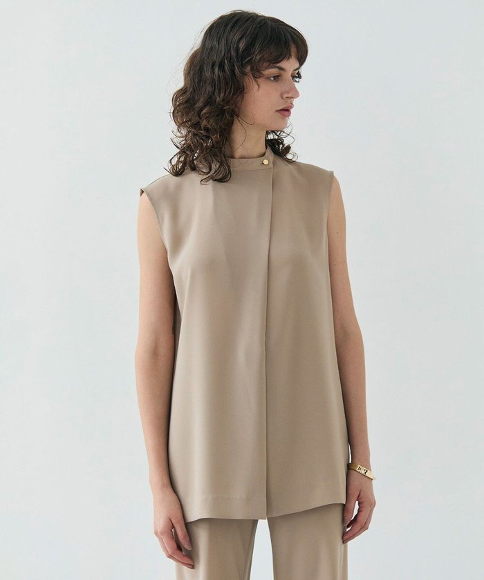 【ベイジ,/BEIGE,】の【洗える】FLEUR / フロントボタンノースリーブブラウス インテリア・キッズ・メンズ・レディースファッション・服の通販 founy(ファニー) https://founy.com/ ファッション Fashion レディースファッション Ladies' Fashion Online トップス・カットソー Tops/Tshirt キャミソール / ノースリーブ No Sleeves シャツ/ブラウス Shirts/Blouses 春 Spring 洗える Washable サテン Satin セットアップ Set Up とろみ Thickness 定番 Standard ノースリーブ No Sleeve 人気 Popularity バランス Balance ロング Long S/S・春夏 Ss・Spring/Summer 夏 Summer エレガント 上品 Elegant |ID: prp329100004554227 ipo3291000000032650315