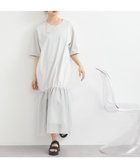 【アースミュージックアンドエコロジー/earth music&ecology】のメッシュドッキングワンピース Light Gray|ID: prp329100004554253 ipo3291000000032583321