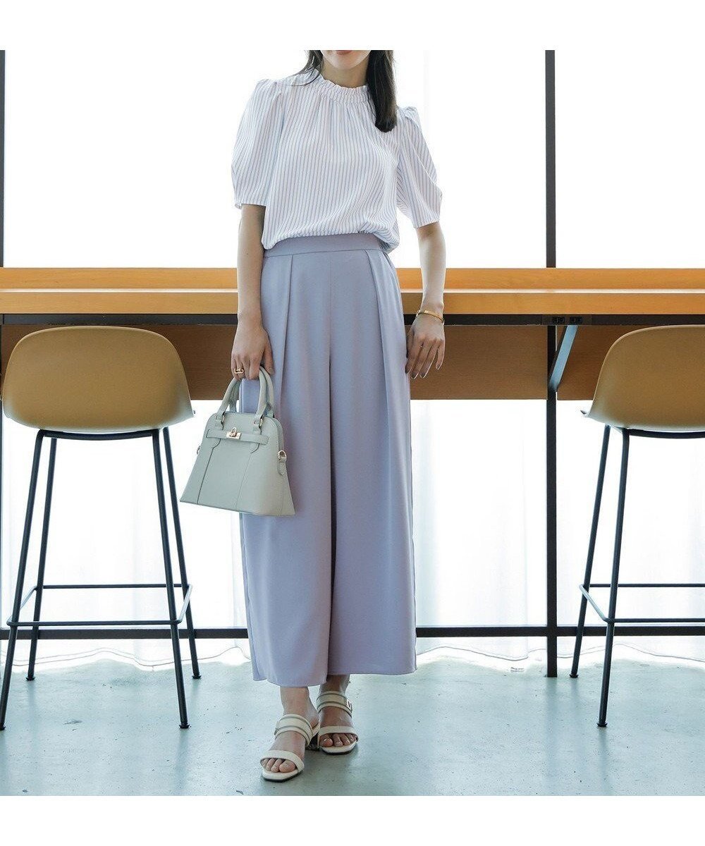【エニィ スィス/any SiS】の【接触冷感・吸水速乾・UVカット】サラキレイ ワイドパンツ 人気、トレンドファッション・服の通販 founy(ファニー) 　ファッション　Fashion　レディースファッション　Fashion for Women　パンツ　Pants & Trousers　春　Spring　吸水　Absorbent, Quick-Dry　スキッパー　Skipper, Open Collar　ストレッチ　Stretch, Stretchy Fabric　セットアップ　Set-Up, Coordinated Outfit　フリル　Frill, Ruffle　ポケット　Pocket, Pocket Detail　羽織　Haori, Light Jacket　ワイド　Wide, Wide Fit　S/S・春夏　SS, Spring/Summer, Warm Season　おすすめ　Recommended / Our Picks　夏　Summer　エレガント 上品　Elegant　新作・新入荷　New Arrivals / New In　 other-1|ID: prp329100004554275 ipo3291000000033569065