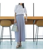 【エニィ スィス/any SiS】の【接触冷感・吸水速乾・UVカット】サラキレイ ワイドパンツ ライトブルー|ID: prp329100004554275 ipo3291000000033569068