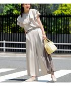 【エニィ スィス/any SiS】の【接触冷感・吸水速乾・UVカット】サラキレイ ワイドパンツ アイボリー|ID: prp329100004554275 ipo3291000000034295444