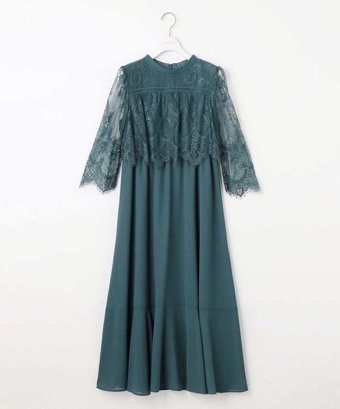 【エニィ スィス/any SiS】の【洗える】レーシーケープ ドレス インテリア・キッズ・メンズ・レディースファッション・服の通販 founy(ファニー) https://founy.com/ ファッション Fashion レディースファッション Fashion for Women ワンピース Dresses フォーマル・パーティードレス・結婚式用ドレス Elegant & Casual Dresses クラシカル Classical, Vintage-Inspired シフォン Chiffon, Lightweight Fabric ジョーゼット Georgette, Semi-Sheer Fabric スカラップ Scallop, Scalloped Edge スタンド Stand Collar, Upright Stand ドレス Dress, One-Piece レース Lace, Lace Fabric エレガント 上品 Elegant 夏 Summer 新作・新入荷 New Arrivals / New In 春 Spring S/S・春夏 SS, Spring/Summer, Warm Season 楽ちん Easy Fit, Comfortable 洗える Machine Washable |ID: prp329100004554277 ipo3291000000032188437