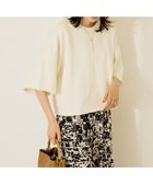 【アメリカンホリック/AMERICAN HOLIC】のミニ裏毛5分袖プルオーバー Ivory|ID: prp329100004554289 ipo3291000000032541166