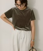 【アメリカンホリック/AMERICAN HOLIC】のベロアTシャツ Charcoal Gray|ID: prp329100004554292 ipo3291000000032735788