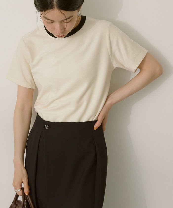 【アメリカンホリック/AMERICAN HOLIC】のパイルリンガーTシャツ インテリア・キッズ・メンズ・レディースファッション・服の通販 founy(ファニー) https://founy.com/ ファッション Fashion レディースファッション Fashion for Women トップス・カットソー Cut & Sew Tops シャツ・ブラウス・オフィスカジュアル Elegant Blouses & Button-Ups ロングTシャツ・Tシャツ Longline T-Shirts & Tees カットソー・ベーシックTシャツ Cut-and-Sewn Tops / Stretch Tees & Basics おすすめ Recommended / Our Picks カットソー Cut and Sewn Top キャミソール Camisole, Spaghetti Strap Top コンパクト Compact, Small Size フォルム Silhouette, Form ボトム Bottoms, Lower Wear ポケット Pocket, Pocket Detail 夏 Summer 春 Spring S/S・春夏 SS, Spring/Summer, Warm Season |ID: prp329100004554295 ipo3291000000032734308