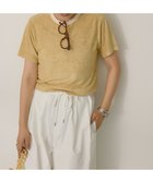 【アメリカンホリック/AMERICAN HOLIC】のパイルリンガーTシャツ Mustard|ID: prp329100004554295 ipo3291000000032734311